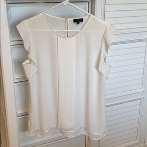 Medium The Limited White Blouse